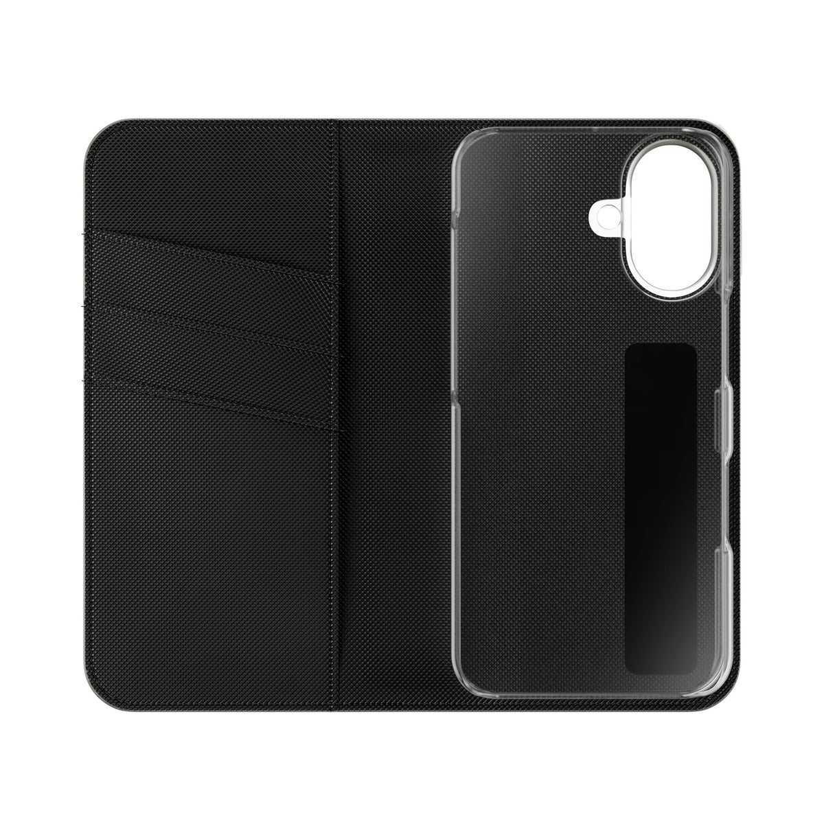 Romantic Heart & Roses Flip Phone Case — Elegant Floral Wallet Cover