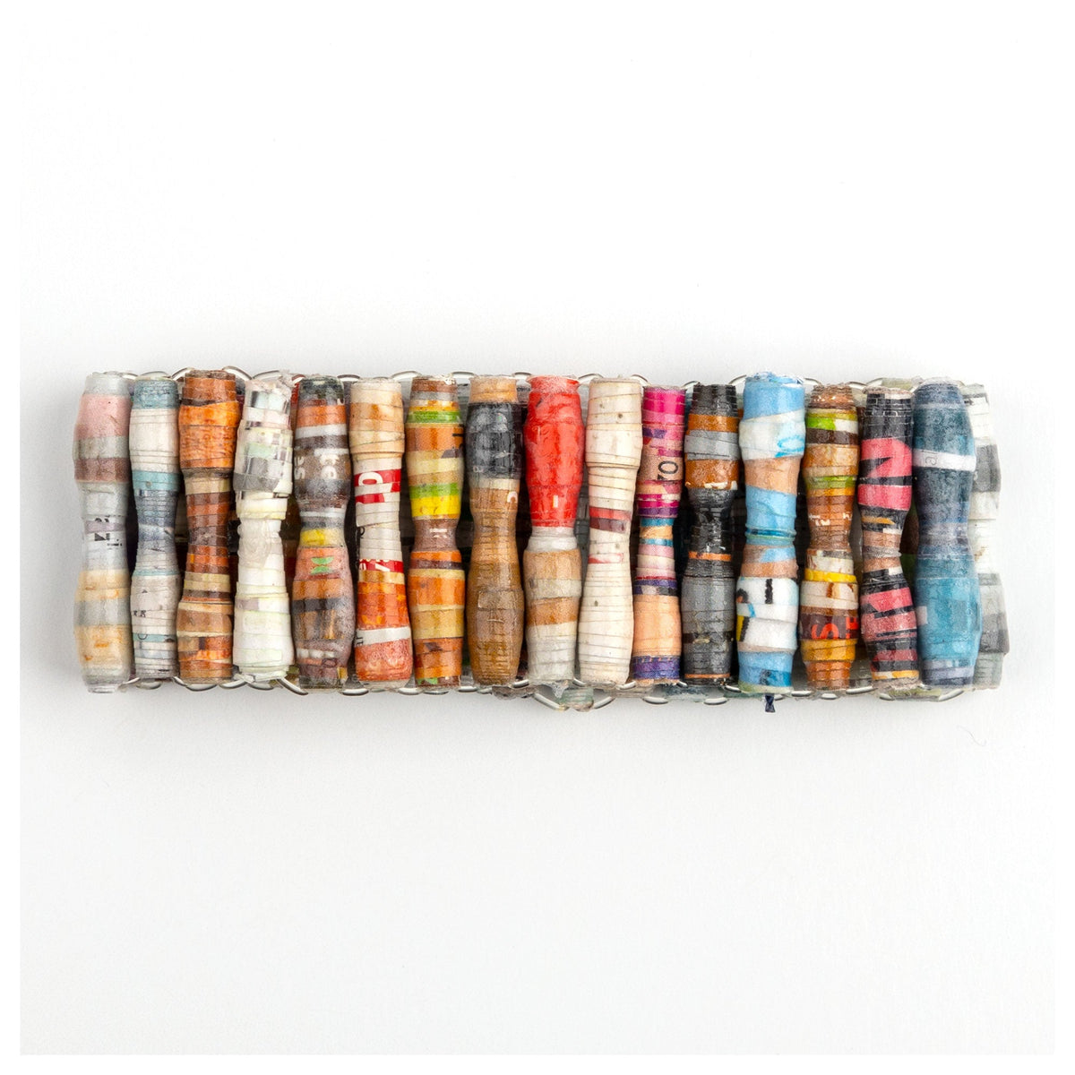 Recycled Plastic Beaded Bracelet