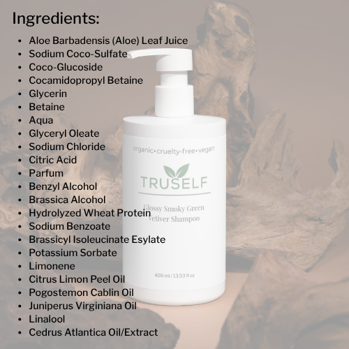 Glossy Smoky Green Vetiver Shampoo