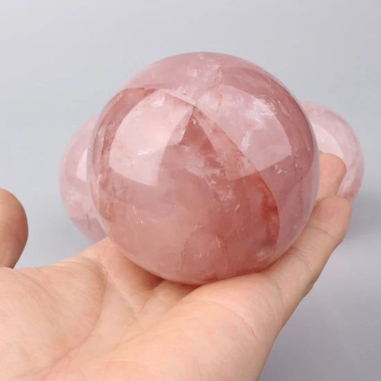 Wholesale Natural Gemstone High Quality Crystal Ball Red Fire Quartz Hematoid Crystal Sphere