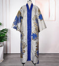J2 Fashion African Dresses Women Clothing Jacquard Printed Patchwork Sequined Loose Robe Dashiki Dresses Boubou Dress With Scarf