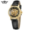 Ladies Private Label Watches Manufacturer Lady Chinese Cheap Women Elegant Skeleton T- Winner Automatic Small Mechanical Watch