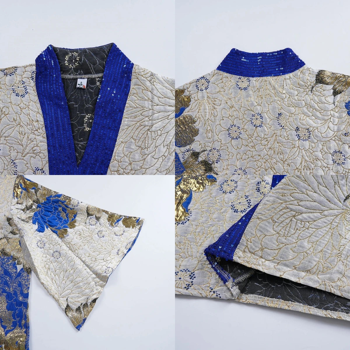 J2 Fashion African Dresses Women Clothing Jacquard Printed Patchwork Sequined Loose Robe Dashiki Dresses Boubou Dress With Scarf