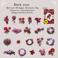 20 Sheets Per Pack Gothic Theme Hard Card Sticker Pack Dark Fantasy Series Alien Material