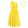 D3208 Latest Design Women Summer Dresses Slash Shoulder Big Swing Strap Pleated Dress Solid African Dresses for Women Clothing