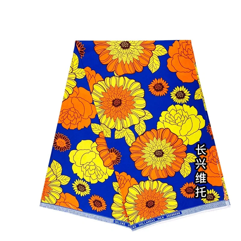 Hot Sale Microfiber Polyester Heavyweight Brushed Waterproof Blackout Ankara Fabric Wax Prints for Dresses Bags & Awning