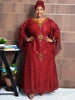 Dubai African Lace Dresses for Women Hijab Abaya Wedding Party Evening Gown Elegant Ladies Clothing Loose Boubou Long Dress