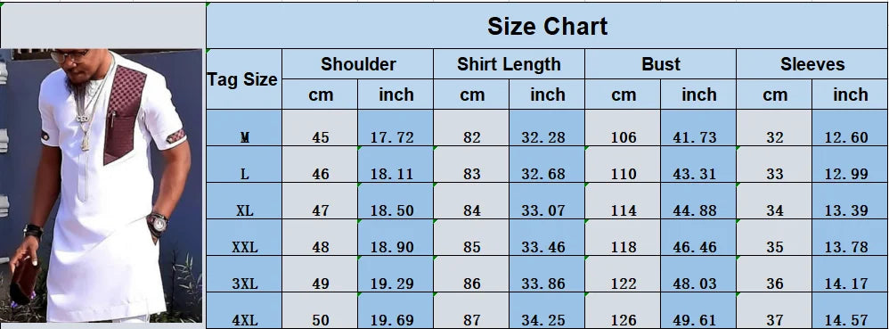 M-4XL Dashiki T-shirt Men's Summer and Autumn Round Neck Stitching Short-sleeved African Ethnic Style Casual Men's Shirt