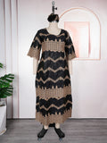 African Embroidery Middle East Plus Size Dashiki African Dress Abaya Women Dress Robe With Scarf
