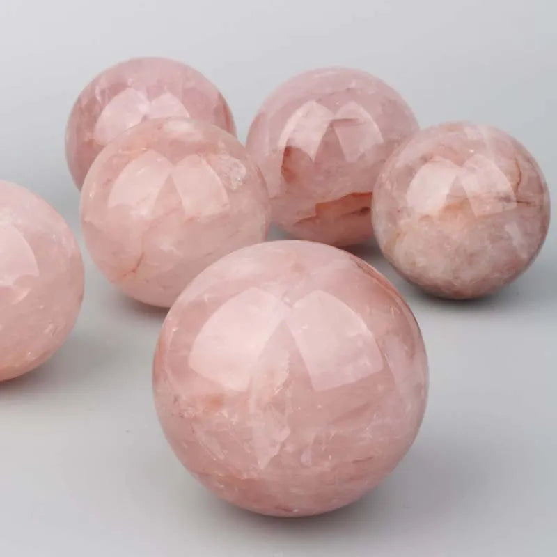 Wholesale Natural Gemstone High Quality Crystal Ball Red Fire Quartz Hematoid Crystal Sphere