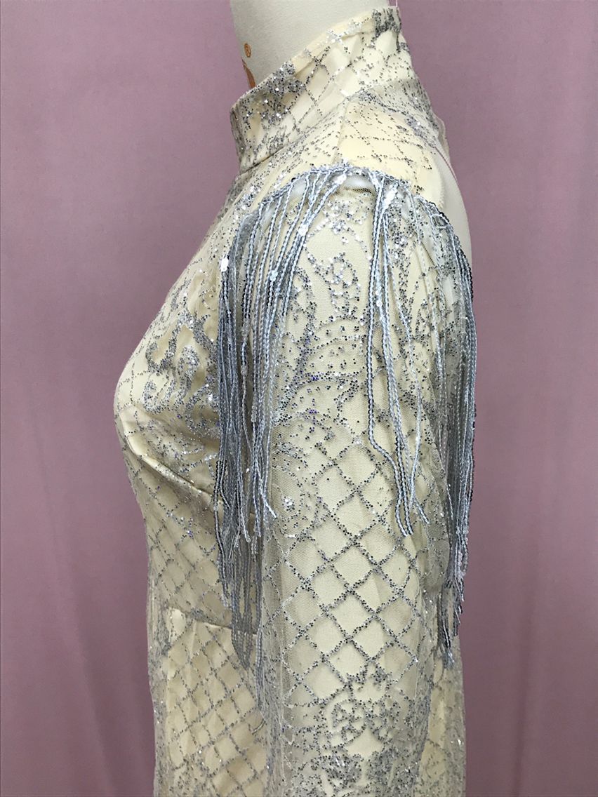 2025 New Summer Cross-Border Amazon European and American Clothing Dress with Gold Backless Transparent Cut Out Sexy Miniskirt