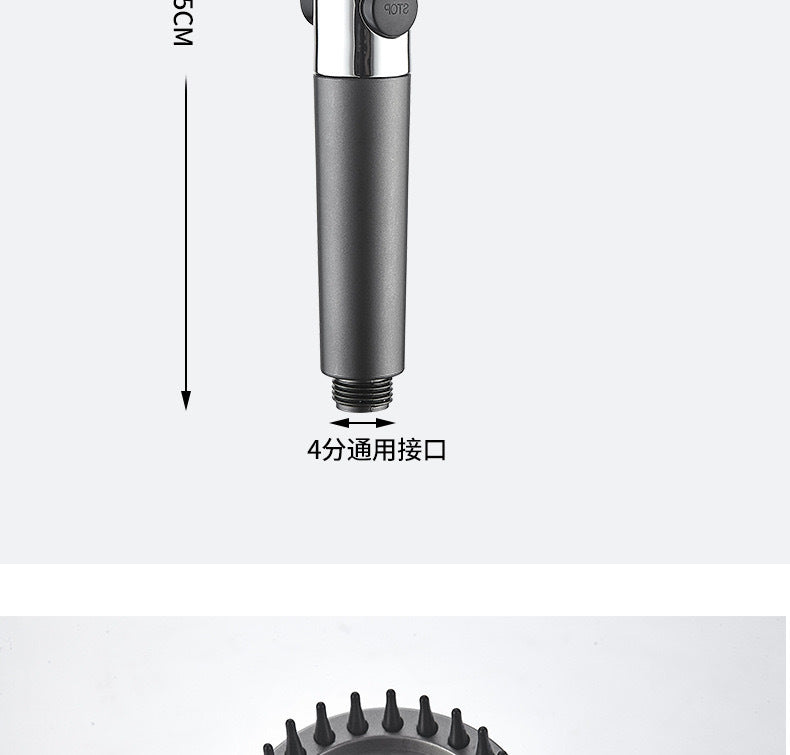 Spray Hair Dryer strong supercharged shower nozzle manufacturers supply internet celebrity handheld shower head gun gray massage