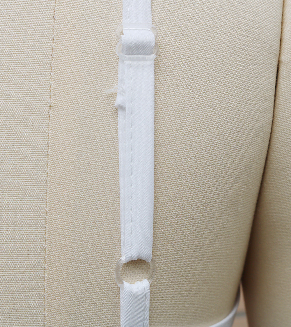 Europe and the United States cross-border foreign trade new women's Amazon suspenders V-neck large pendulum dress slim-fit backless mid-length dress