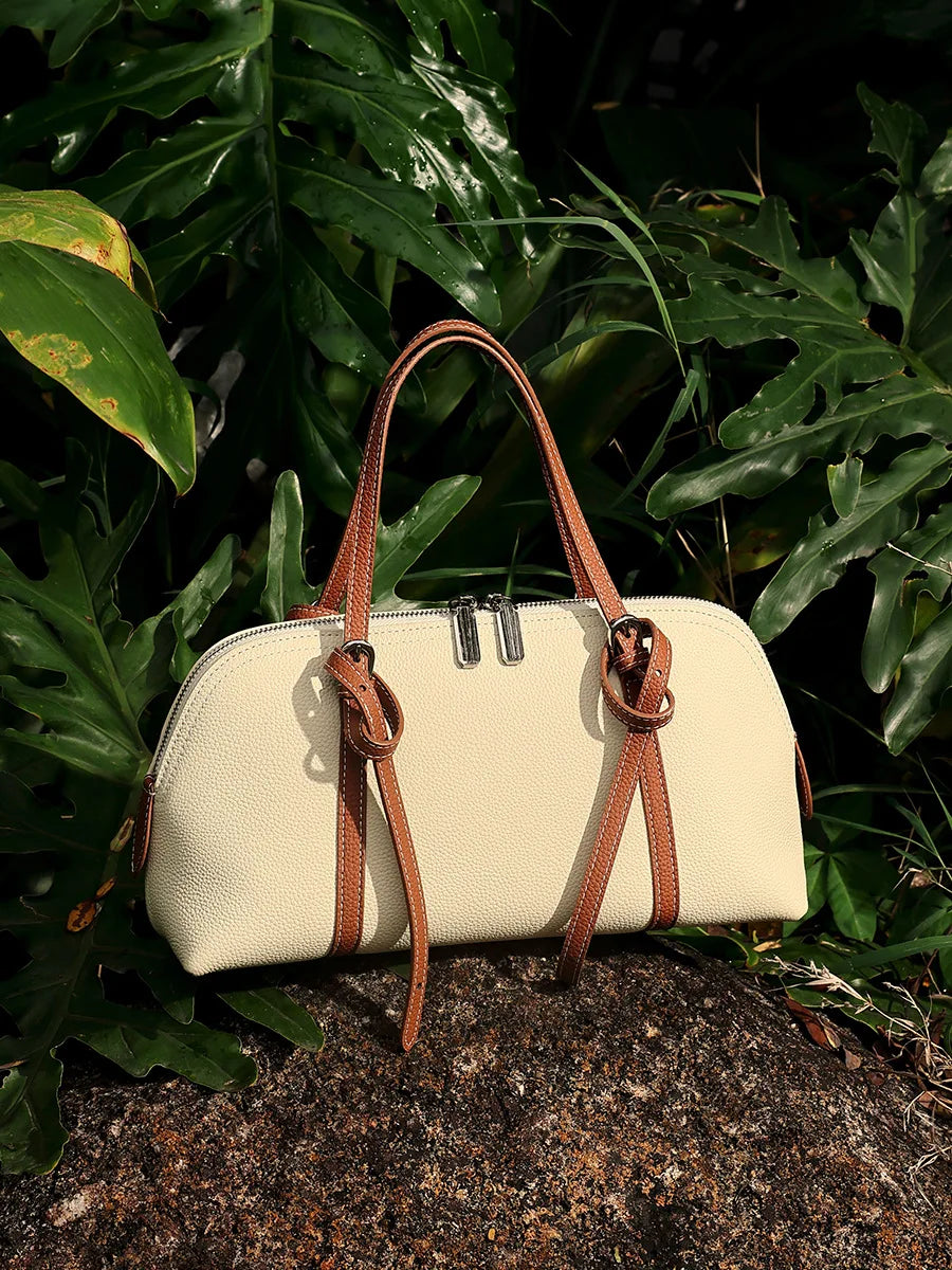 YANATARI Genuine Leather Bag Woman 2026 Luxury Bag Vintage Long Shoulder Bag Handbags Large Capacity Underarm Shopping Bag