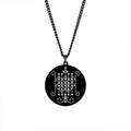 HLSS120-139 Black Color Voodoo Veve Symbols Sigil Charm Jewelry Vodou Lwa Loa Amulet Talisman Stainless Steel Pendant Necklace