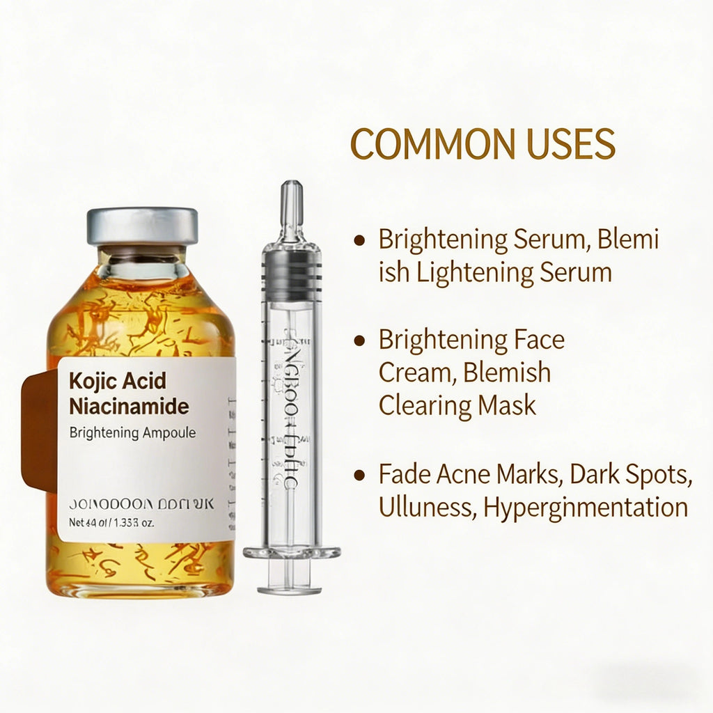 2026+ Dullness in One Serum Kojic Acid + Niacinamide – The Brightening Duo That Fades Dark Spots, Acne Scars, Melasma,