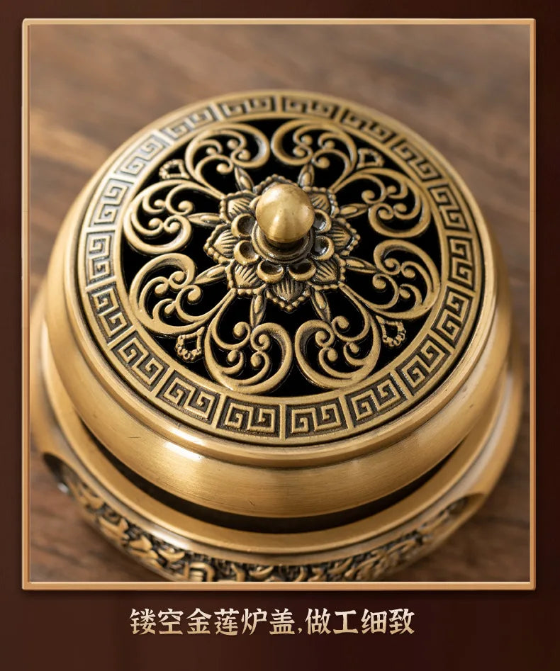 Retro Creative Aromatherapy Burner Three-Legged Small Incense Burner Base Home Decorative Indoor/tea Room/soothing Purifying