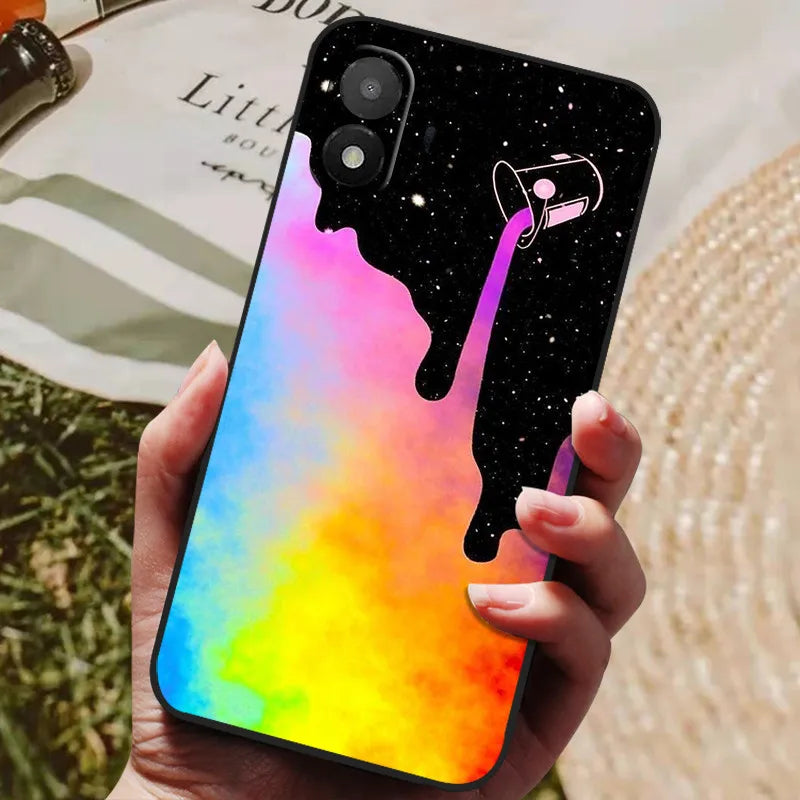 For TCL K70 SE Case TCL K70SE Shockproof Soft TPU Silicon Back Cover For TCL K70 4G Phone Cases Cute Cartoon Animal Bumper Shell