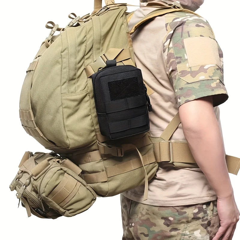 Molle Bag Tactical Attachment Package Outdoor Pouch Utility Molle Waist Bag EDC Tools Storage Pouch Multi-function Hanging Packs
