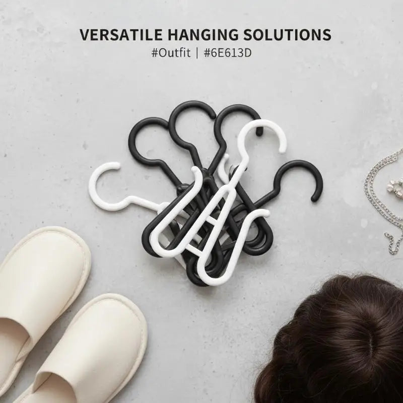 Wig Head Stands 10 Pcs Unisex-Adult Portable Multifunctional Hook Hangers For Easy Wig Drying Storage Display