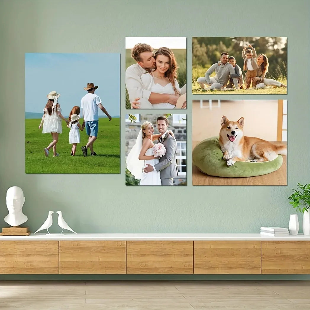 Personalized Canvas Prints Photo Wall Arts Custom Poster for Family Life Pets anime Birthdays Weddings Scenery Home Decor Gifts