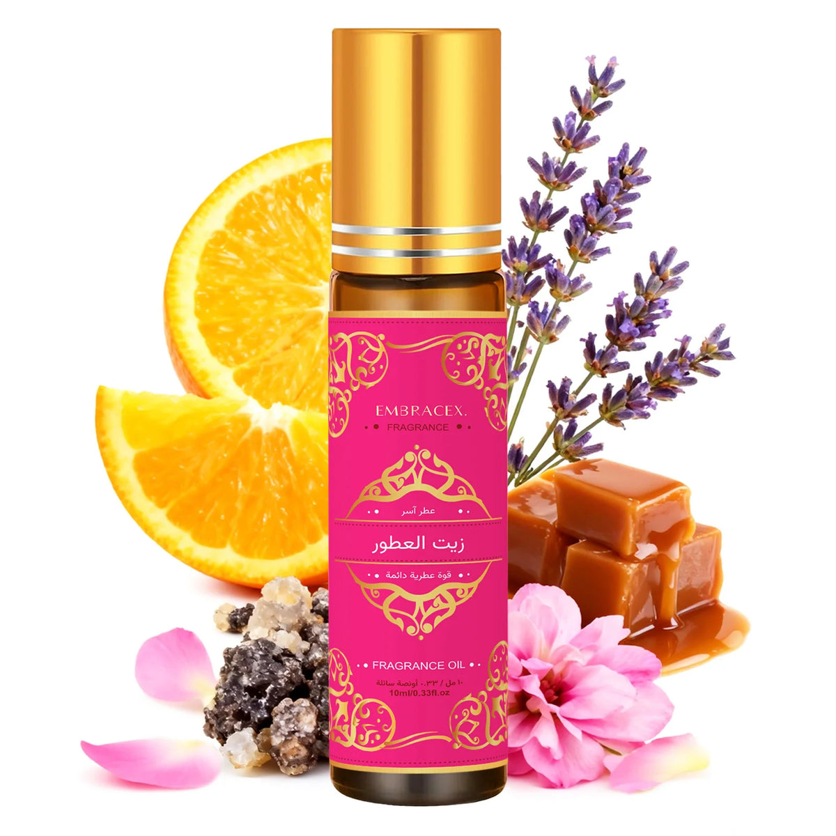 6 Type Essential Oil 10ml Essential Oil Roller Long Lasting Scent Skincare Face Oil Eid Al-Fitr Gift Nail Care Moisturizing