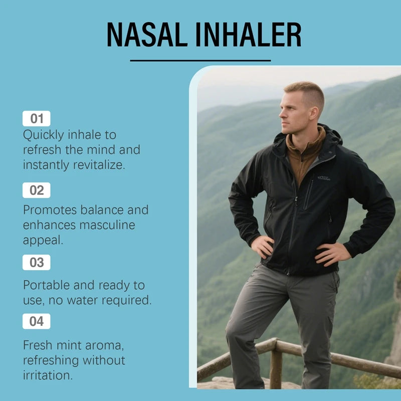 Men's Nasal Suction Stick Mild Nourishin Comfortable Cooling Daily Body Care Nasal Suction Stick for Boys-k5*m Suction Stick