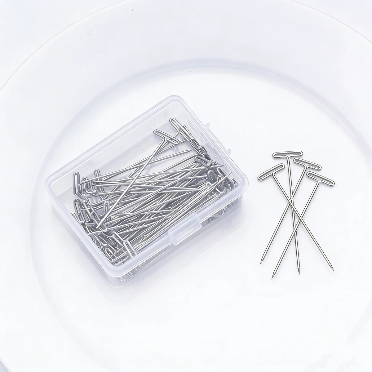 Wig T Pins For Mannequin Head Wig Fixing Holding Blocking Pins Hair Extensions Styling Tools Salon Hairdressing Accessories