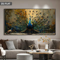 1pc Modern Abstract Canvas Prints Peacock Feathers Poster Painting Wall Art for Living Room Bedroom Frameless Animals Home Decor