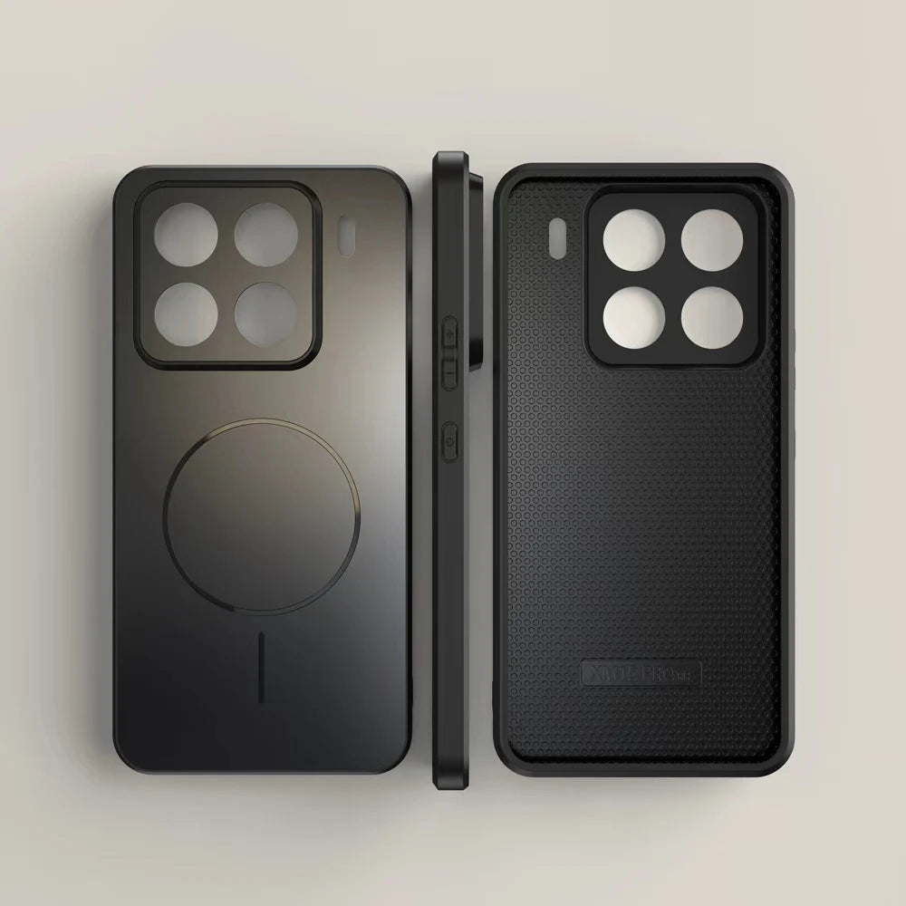 Luxury Matte For Magsafe Phone Case For Xiaomi 17 Pro Max 15 14 T POCO F7 Ultra Redmi K80 K70 K90 Pro Max Magnetic Charge Cover