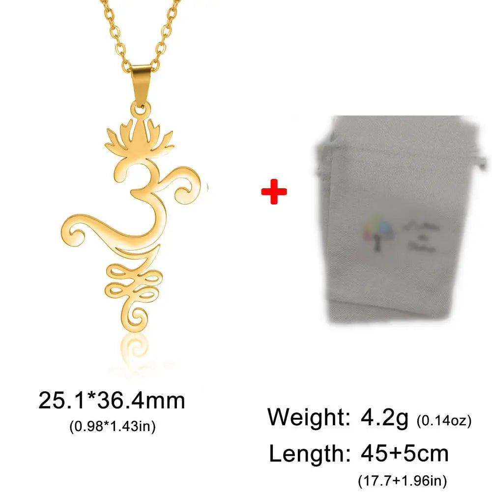 Dawapara Vintage Stainless Steel The Seal of The Seven Archangels Pendant Keychain Kabbalah Protection Amulet