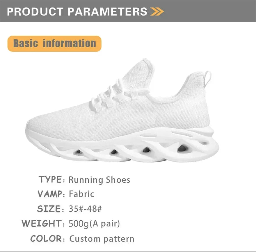 Haiti Flag Designer Non-slip Casual Shoes Comfortable Shock Absorption Mesh Sneakers Soft Sole Teenagers Running Shoes Female