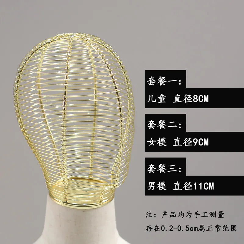 Wig Head,Woman's Mannequin for Hat Half Body Prop Parts,Male And Child Model Prop Accessories AT420