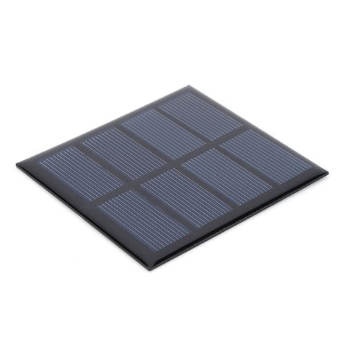 3W 2V Solar Panel Charger Polycrystalline Portable Solar Battery Charger Scratchproof Courtyard Lighting for 1.5V-2V Batteries