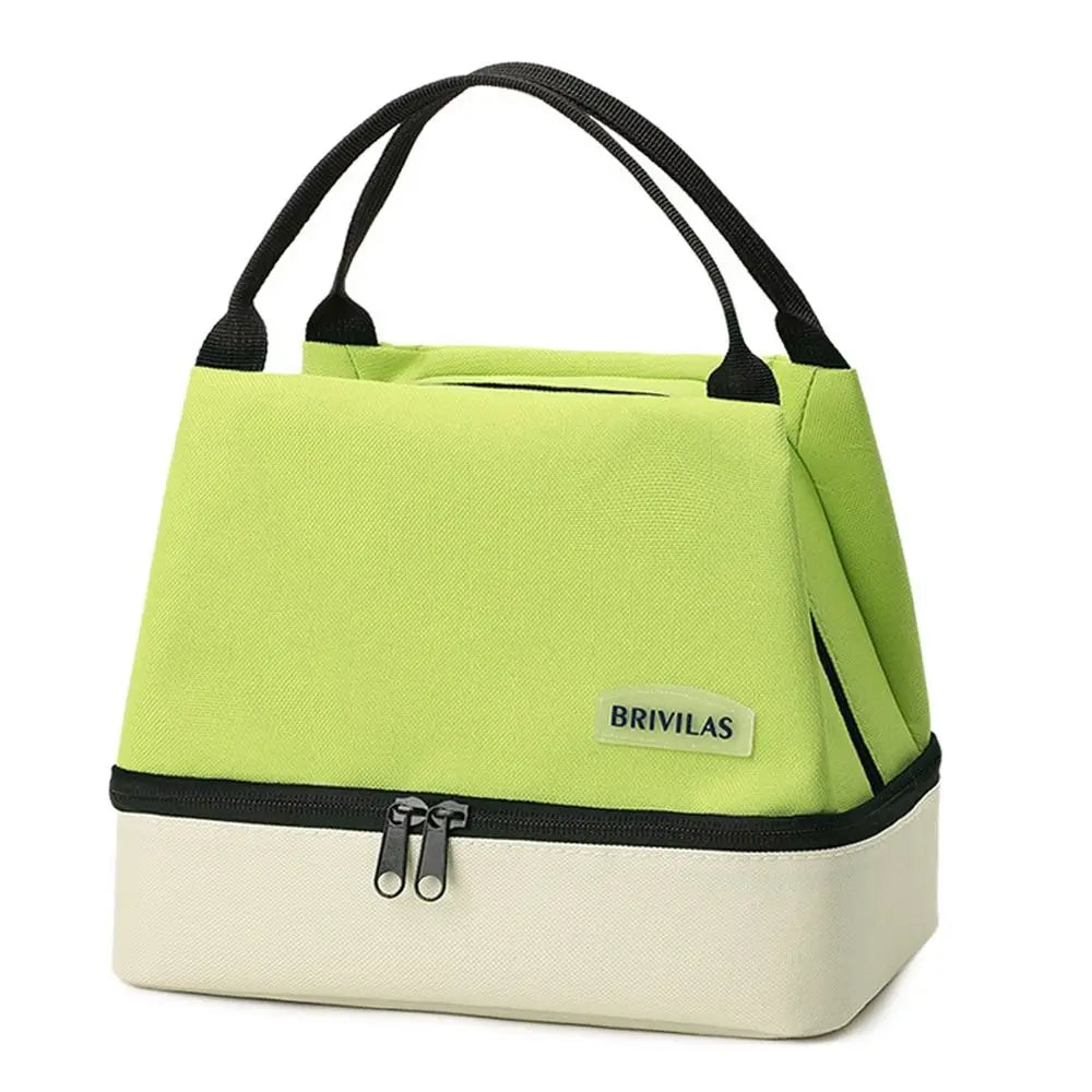 Camping Picnic Bag Lunch Bag Large Capacity Food Drink Storage Women's Casual Handbag Travel Tote Carry Aluminum Foil Tote Bag