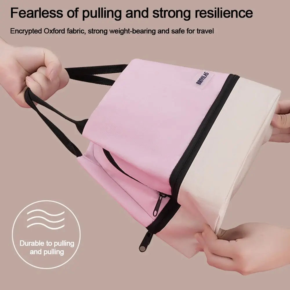 Camping Picnic Bag Lunch Bag Large Capacity Food Drink Storage Women's Casual Handbag Travel Tote Carry Aluminum Foil Tote Bag