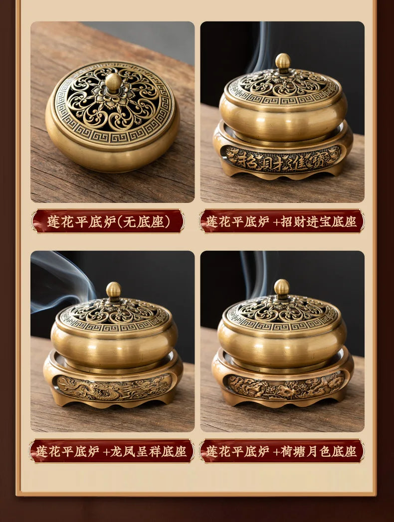 Retro Creative Aromatherapy Burner Three-Legged Small Incense Burner Base Home Decorative Indoor/tea Room/soothing Purifying