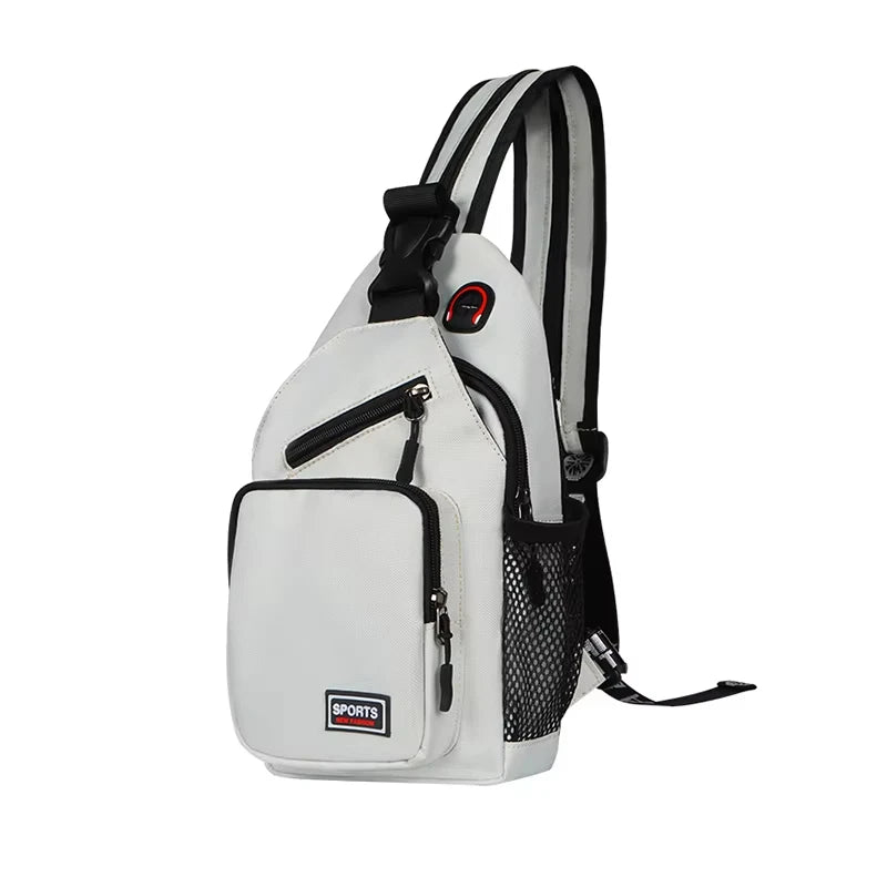 Waterproof Oxford Sling Bag Anti-theft Chest Bag Men Women Crossbody Shoulder Backpack Sports Travel Hiking Cycling Casual