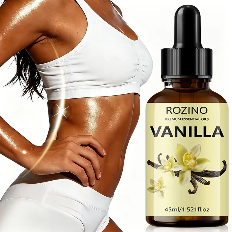1Pcs/2Pcs/3Pcs of Vanilla Essential Oil, with Powerful Moisturizing Properties, Can Make Skin Smooth and Hair Soft, and Provide a Nourishing Effect, Suitable for Massage, Skin Care, Showering, Face, Body, Nails, Hair, and Eye