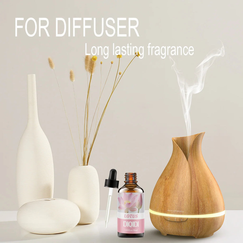 Lotus essential oil, home essential oil, clear air, perfume candle, DIY essential oil, hotel, office, bedroom use. Aromatherapy