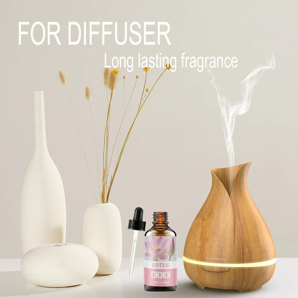 Lotus essential oil, home essential oil, clear air, perfume candle, DIY essential oil, hotel, office, bedroom use. Aromatherapy