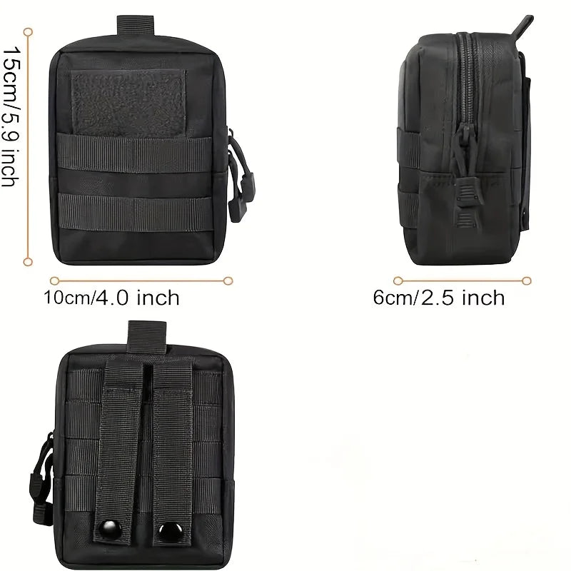 Molle Bag Tactical Attachment Package Outdoor Pouch Utility Molle Waist Bag EDC Tools Storage Pouch Multi-function Hanging Packs