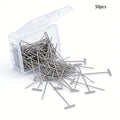 Wig T Pins For Mannequin Head Wig Fixing Holding Blocking Pins Hair Extensions Styling Tools Salon Hairdressing Accessories
