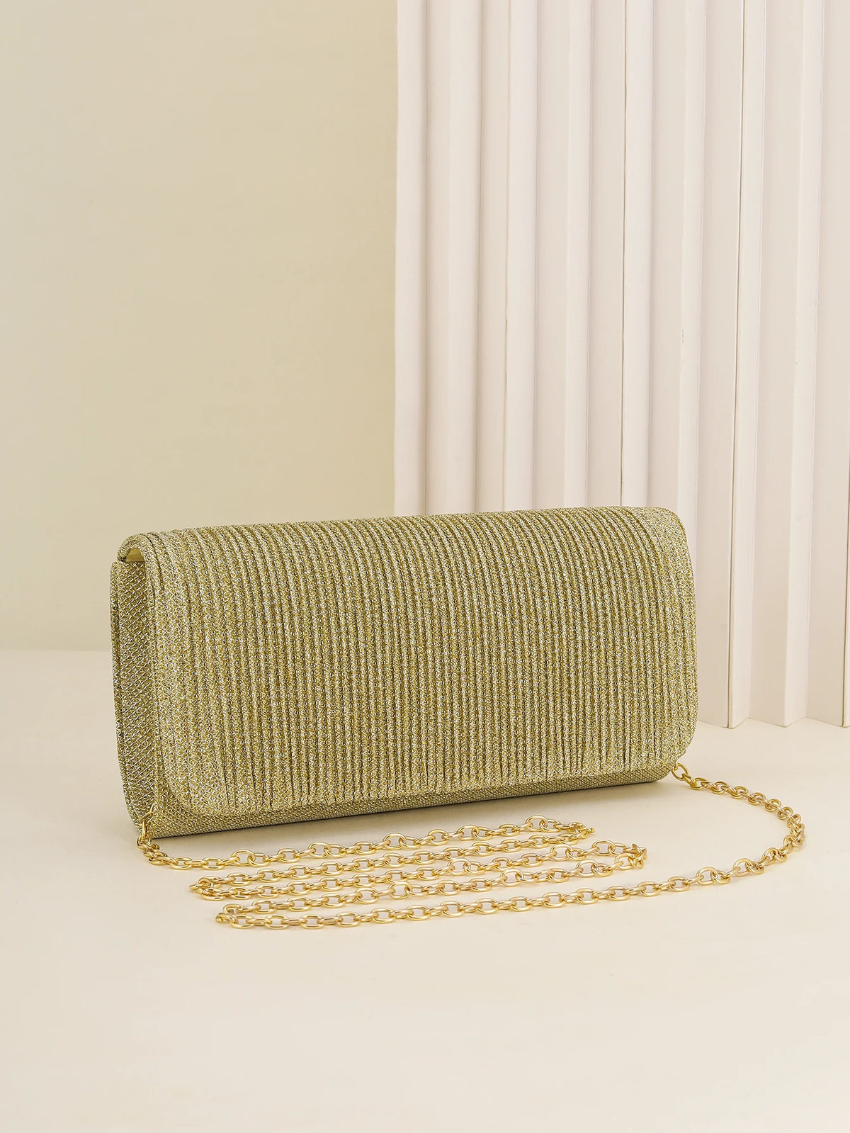 Women's Dinner Bag, European and American International Sequin Evening Bag Style, Chain Strap, Party Bag Strap Bag