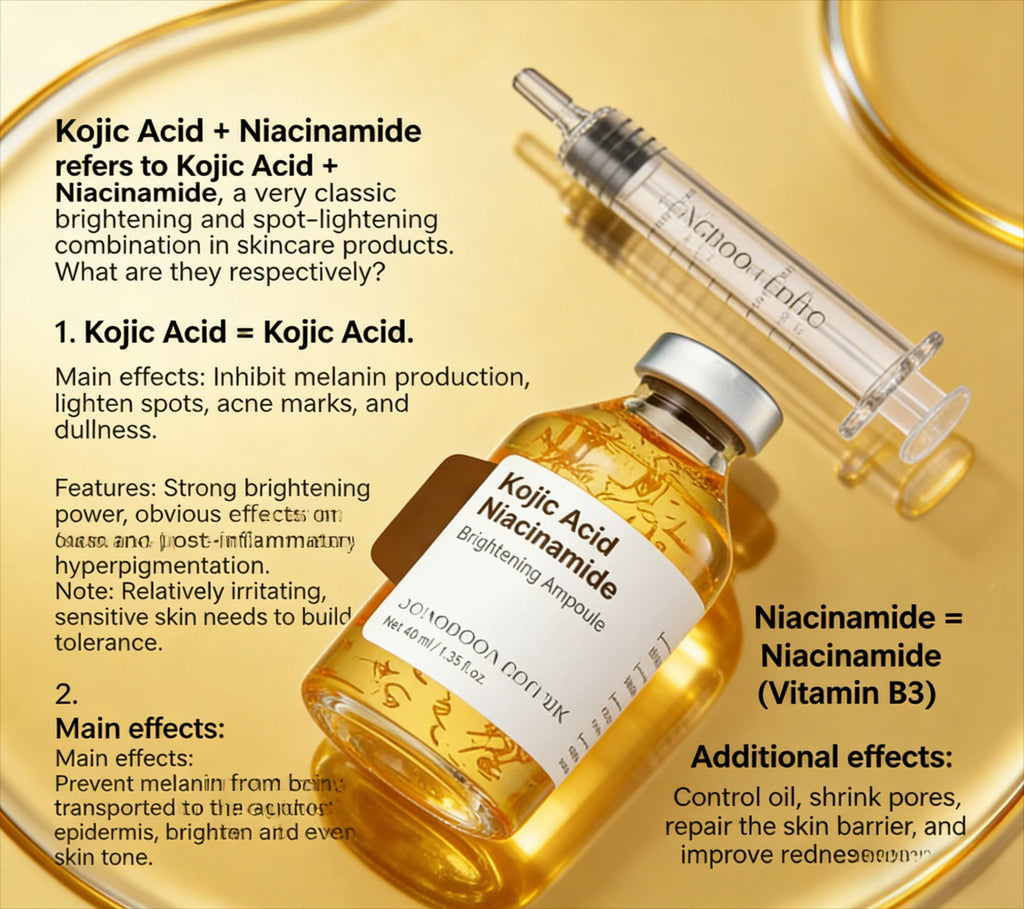 2026+ Dullness in One Serum Kojic Acid + Niacinamide – The Brightening Duo That Fades Dark Spots, Acne Scars, Melasma,
