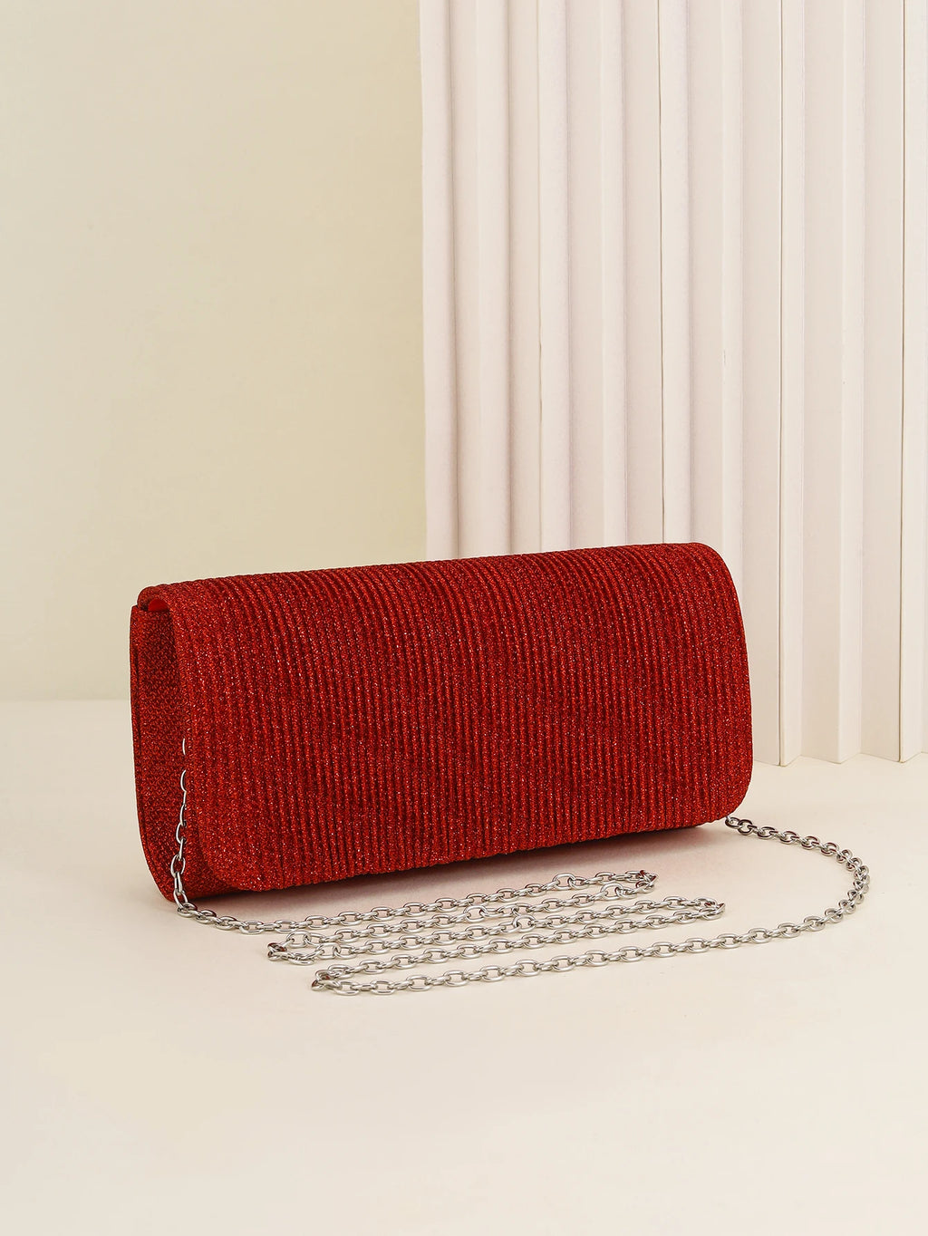 Women's Dinner Bag, European and American International Sequin Evening Bag Style, Chain Strap, Party Bag Strap Bag