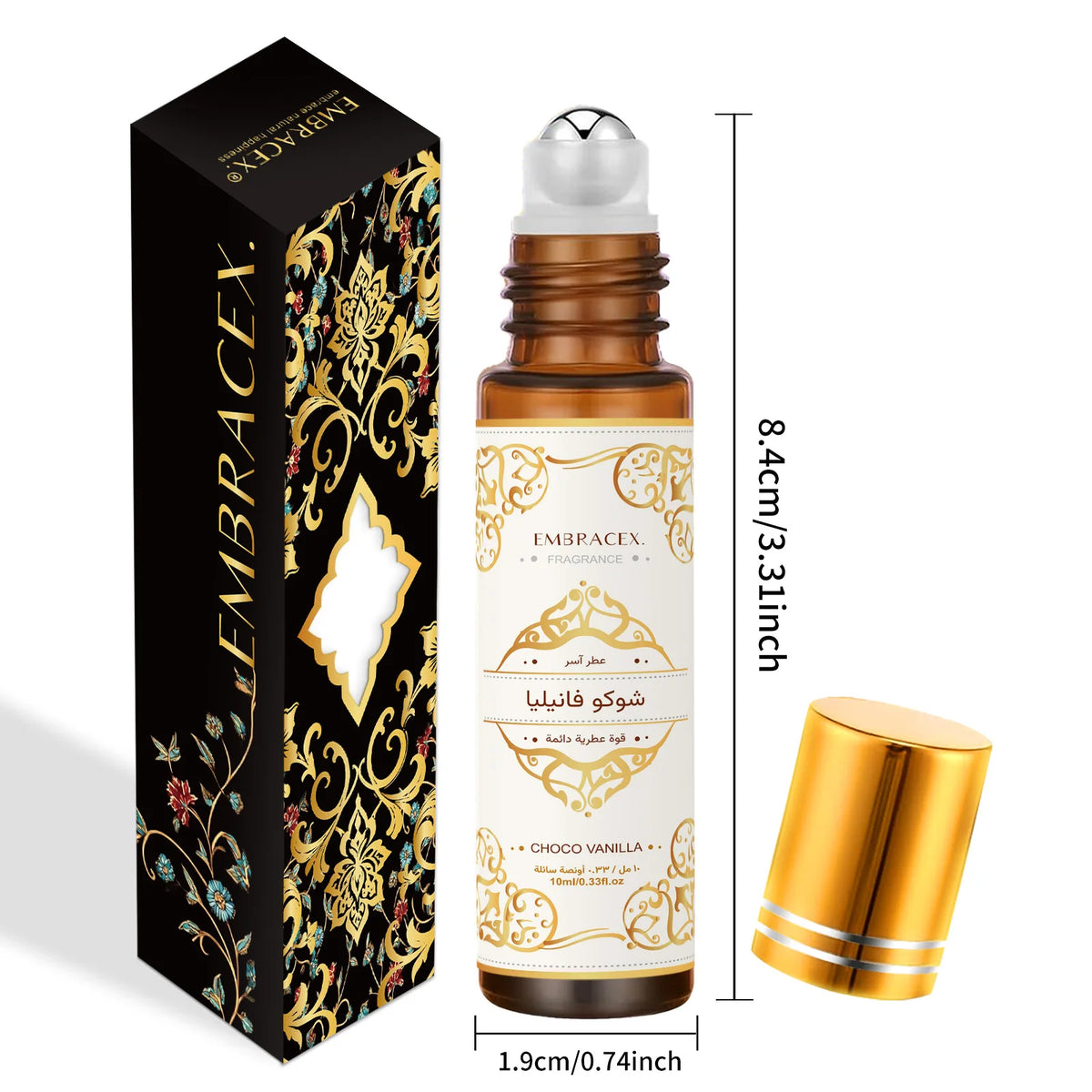 6 Type Essential Oil 10ml Essential Oil Roller Long Lasting Scent Skincare Face Oil Eid Al-Fitr Gift Nail Care Moisturizing