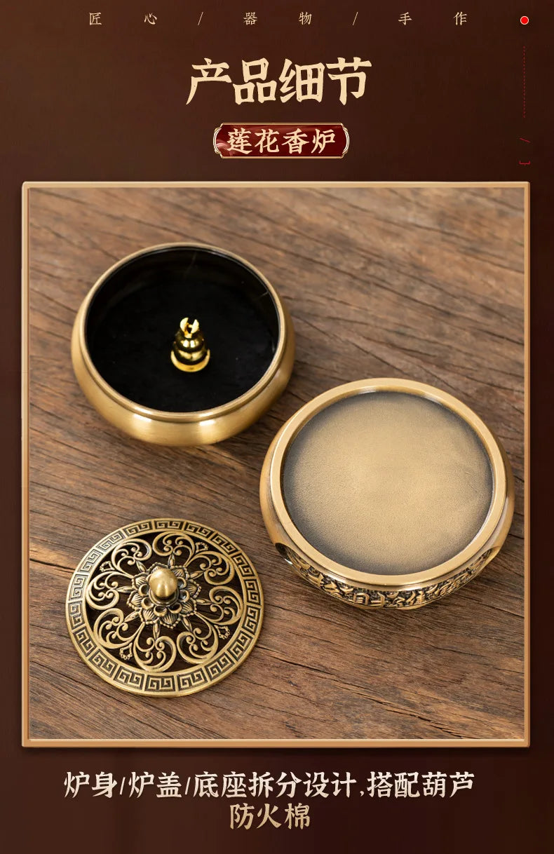 Retro Creative Aromatherapy Burner Three-Legged Small Incense Burner Base Home Decorative Indoor/tea Room/soothing Purifying