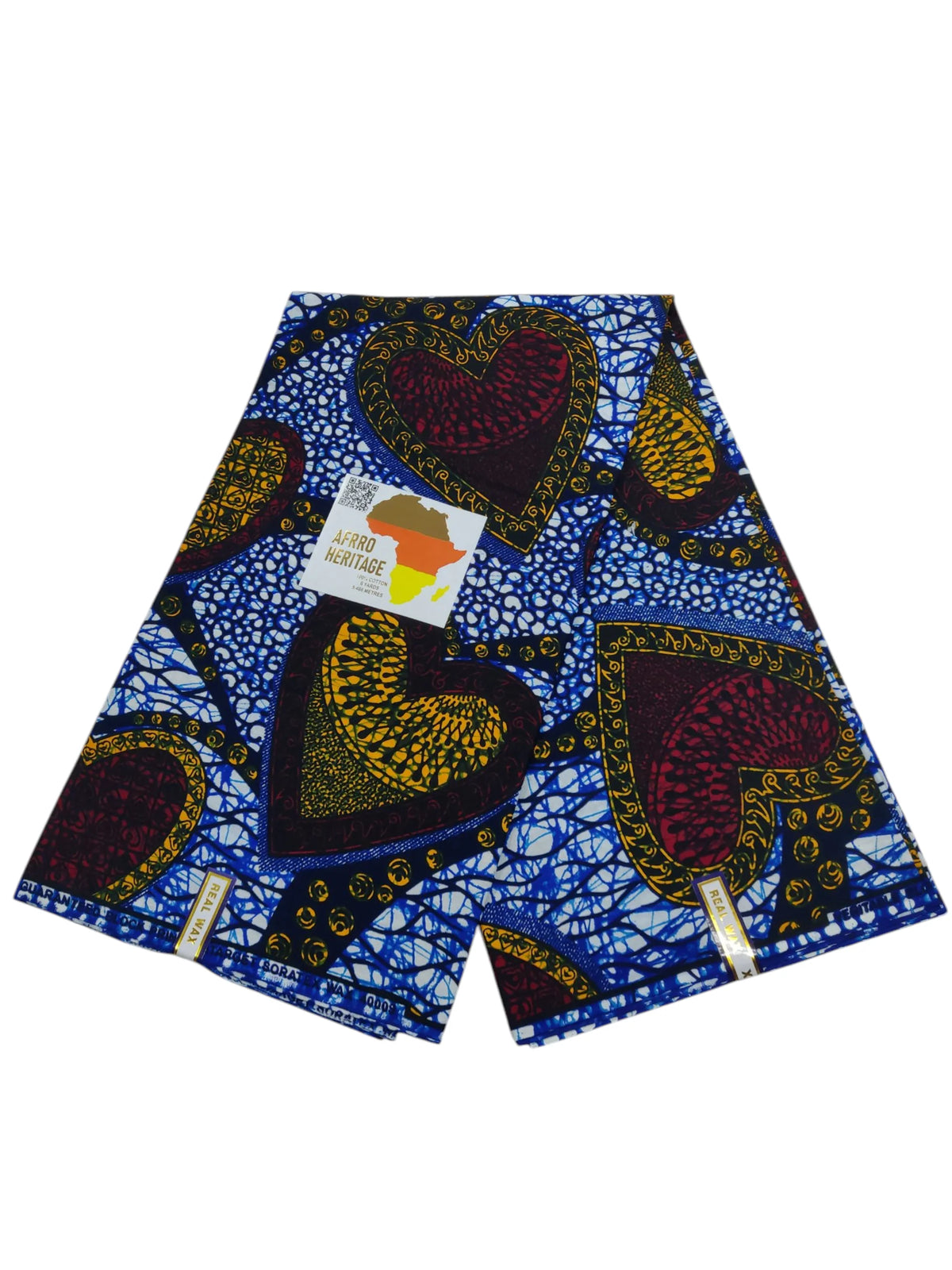 African Print Dobby Canvas Fabric 100% Cotton Breathable Eco-Friendly Anti-Bacteria Quick-Dry 6 Yards Apparel Home Decor Bag