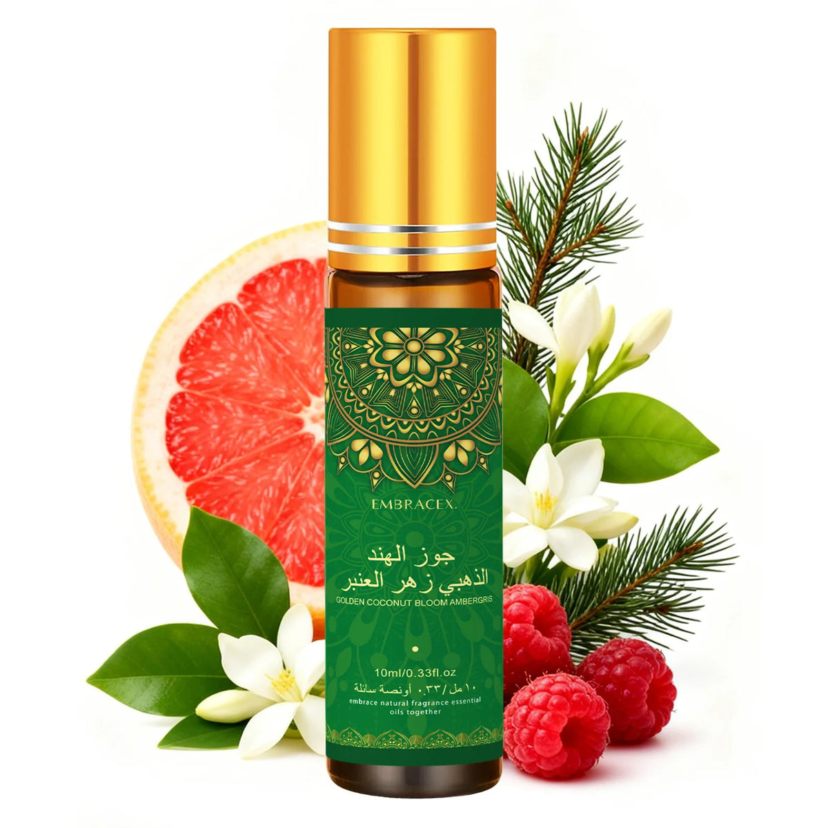 6 Type Essential Oil 10ml Essential Oil Roller Long Lasting Scent Skincare Face Oil Eid Al-Fitr Gift Nail Care Moisturizing